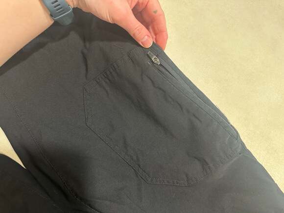 Eddie Bauer Men's Fleece Lined Tech Pants 32x30 Black Hiking Outdoor - Picture 7 of 10